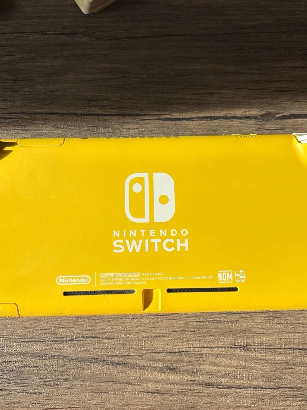 Nintendo Yellow Switch Lite Handheld Console